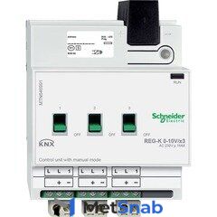 Merten Блок управления 0-10 V REG-K/3-КАНАЛА с ручным управлением. Merten. MTN646991