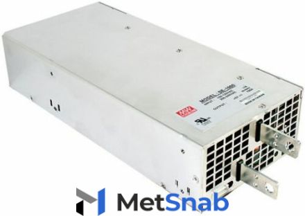 Преобразователь AC-DC сетевой Mean Well SE-1000-12 вых: 1 кВт; Выход: 12 В; U1: 12 В; Стабилизация: напряжение; Вход: 110/220В ручной; Конструктив: в