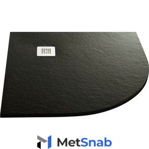 Душевой поддон Acquabella Base Slate черный 90x90 (PLATO_BASE_NINETY_SLATE_ANG_NEGRO_90x90)