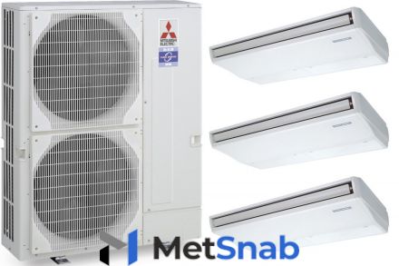 Мультисплит-система Mitsubishi Electric PUHZ-ZRP140VKA / PCA-RP50KAQ + PCA-RP50KAQ + PCA-RP50KAQ