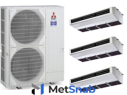 Мультисплит-система Mitsubishi Electric PUHZ-ZRP250YKA / PCA-RP71HAQ + PCA-RP71HAQ + PCA-RP71HAQ