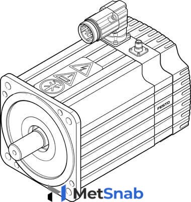 Серводвигатель Festo EMMS-AS-190-MK-HS-AS