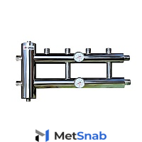 Распределительный коллектор отопления Прокситерм GSK 32-2.1 на 3 контура до 85 кВт