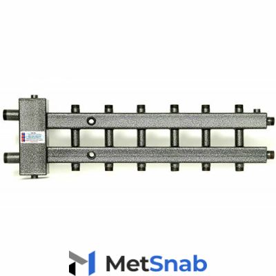 Коллектор с гидравлическим разделителем 7 контуров 110 кВт Rilano