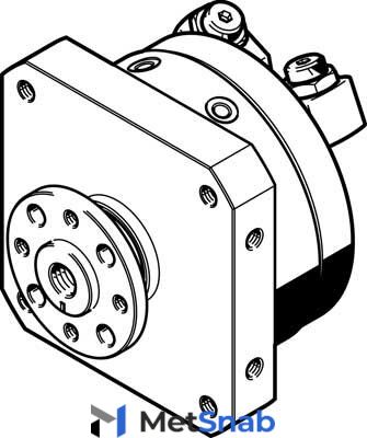 Неполноповоротный привод Festo DSM-63-270-P-FW-A-B