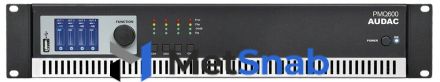 Audac PMQ600 четырехканальный трансляционный усилитель с DSP