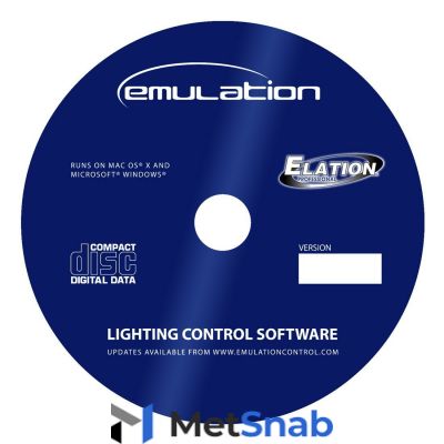 Elation EmuLATION-DMX software програмное обеспечение для управления световыми приборами