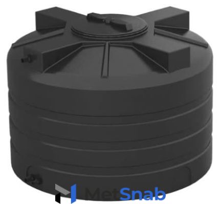 Бак для воды Aquatech ATV 2000 (1400х1490х1400) черный с поплавком арт.0-16-1520