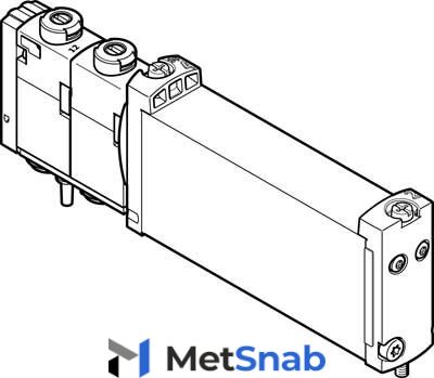 Распределитель с электроуправлением Festo VUVG-B14-T32U-MZT-F-1T1L-EX2C