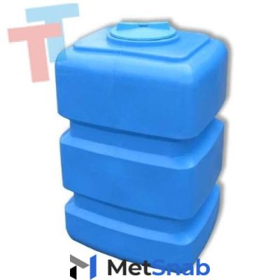 Бак для воды Акватек Quadro W-1000 (синий) с поплавком