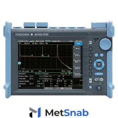 Рефлектометр оптический Yokogawa AQ7280+ AQ7285A(SM, 1310/1550 нм, 50/50 дБ, FC-адаптер) (с поверкой) 130704-00387