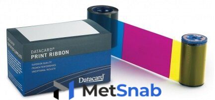 Лента красящая Datacard 741461 комплект из 16 (p/n 534100-001-R004) Color Ribbon, YMCKT