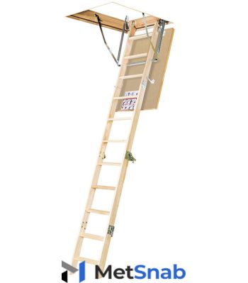 Лестница чердачная Fakro Smart mini деревянная 280х60х94 см