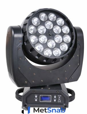 PRO SVET ProSvetLight MH 1810WZOOM Cветодиодная вращающаяся голова заливающего света серии WASH.