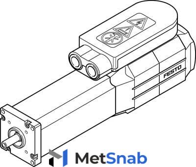 Серводвигатель Festo EMMS-AS-40-M-LS-TM