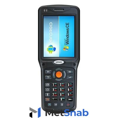 Терминал сбора данных Urovo V5100 / MC5100-SL1S1E0000 / Windows CE 6.0 / 1D Laser / Mindeo / Bluetooth / Wi-Fi / RAM 512 Mb / ROM 4GB / 1 GHz / 3.5" / 320 x 240 / 31 клавиша / 4500 mAh / 385 g / IP 64