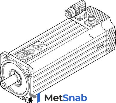 Серводвигатель Festo EMMS-AS-100-L-HS-RM