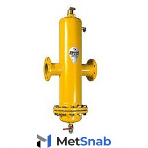 Сепаратор микропузырьков и шлама Spirotech Spirocombi Hi-Flow HD125F/Разъемный корп/Фланц.соед.PN16