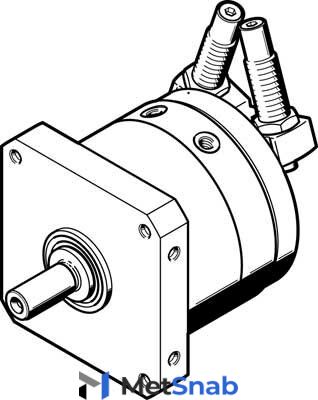 Неполноповоротный привод Festo DSM-T-63-270-CC-A-B