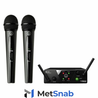 Радиосистема на два микрофона AKG WMS40 Mini2 Vocal Set US25BD