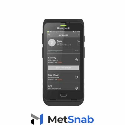 Терминал сбора данных на Android Honeywell CT40, 2D имидж (Standard Range Imager), Android 7 non GMS, WiFi, WWAN (4G LTE), BT, 2GB/32GB, камера CT40-L1N-1NC210E
