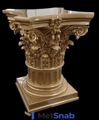 Декор из стекловолокна DECORUS PT-013 Bronze Пьедестал