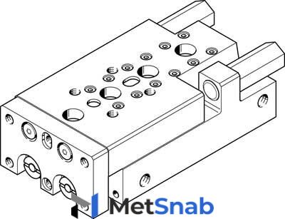 Мини-суппорт Festo SLT-10-50-P-A