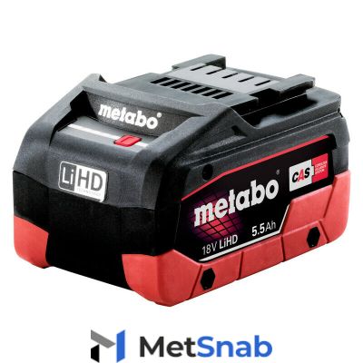 Аккумулятор METABO 625368000 LiHD, 18В, 5.5 Ач