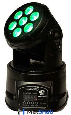 Showlight MH-LED 56W вращающая голова LED 7 х 10 Вт