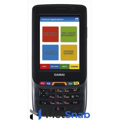 Терминал сбора данных на Windows Casio IT-800RGC-15, Win Mobile, 1D (лазер), BT, WiFi, HSPA и GPS, NFC, камера IT-800RGC-15