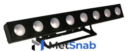 EURO DJ COB LED BAR-8 RGBW светодиодный прожектор, 8 светодиодов мощностью 40 Вт, COB RGBW, звуковая анимация, Auto, Master/Slave, DMX-512