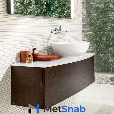 Тумба с раковиной Villeroy & Boch Aveo new generation 130 dark oak