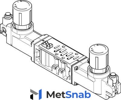 Блоки регуляторов Festo VABF-S2-2-R4C2-C-6