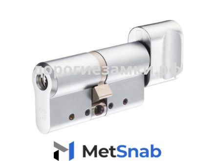 Цилиндр Abloy Protec2 CY 333 T ключ-вертушка (размер 41x47 мм) - Хром