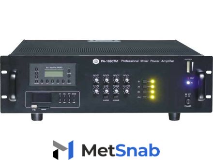 Show PA1680TM комбинированный усилитель для трансляции и оповещения