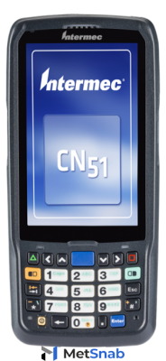 Терминал сбора данных Intermec CN51AN1KC00A1000: (Numeric, EA30 Standard Range Imager, Camera, WiFi, Bluetooth, Android 4.2.2)