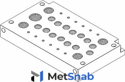 Многоканальная пневматическая плита Festo CPV10-VI-P6-M7-B