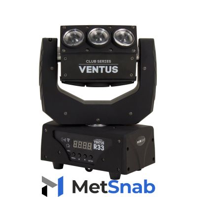 Involight Ventus R33 вращающаяся многолучевая LED голова, 9x10 Вт RGBW, DMX-512