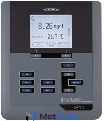 WTW Laborprodukte WTW 1BA304 inoLab Oxi 7310 SET 4 оксиметр стационарный с датчиком StirrOx G