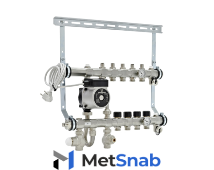 Интегрированный коллектор на 3 контура со стандартным насосом (АРТ. 50203-6)