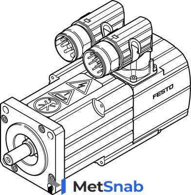 Серводвигатель Festo EMMS-AS-55-S-LS-RR