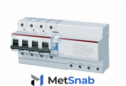 Распределитель в сборе с комбинацией автоматов и УЗО (RCCB/MCB) ABB 2CCA862005R0841