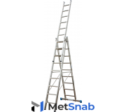 Лестница-стремянка трехсекционная KRAUSE STABILO 3х9 с доп. функцией