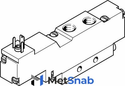 Распределитель с электроуправлением Festo MEBH-5/2-1/8-L-B-230AC