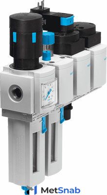 Блок подготовки воздуха, комбинация Festo MSB6N-1/2:J4M1D1A1-WP