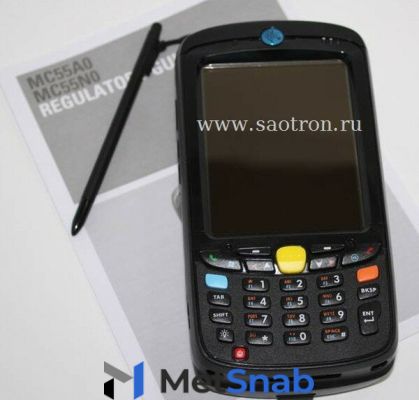 терминал zebra / motorola symbol mc55a0-p30swrqa7wr (wlan / bt, 2d image, ram/1gb flash, numeric, wm6.5, color, 2400 mah) MC55A0-P30SWRQA7WR