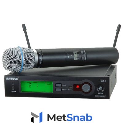 Радиосистемы с ручным микрофоном Shure SLX24E/B87A P4 702 - 726 MHz