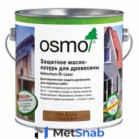 OSMO HolzSchutz Öl-Lasur | Защитное масло-лазурь для древесины (2,5 л)