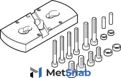 Адаптерная плита для параллельного захвата Festo HAPG-SD2-18