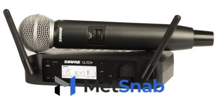 Радиосистема SHURE GLXD24E/SM58 цифровая, вокальная